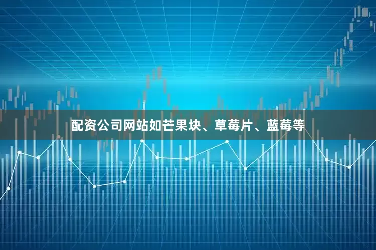 配资公司网站如芒果块、草莓片、蓝莓等
