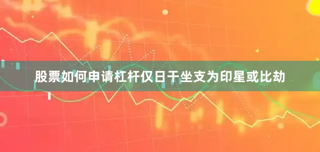 股票如何申请杠杆仅日干坐支为印星或比劫