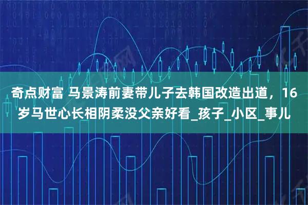 奇点财富 马景涛前妻带儿子去韩国改造出道，16岁马世心长相阴柔没父亲好看_孩子_小区_事儿