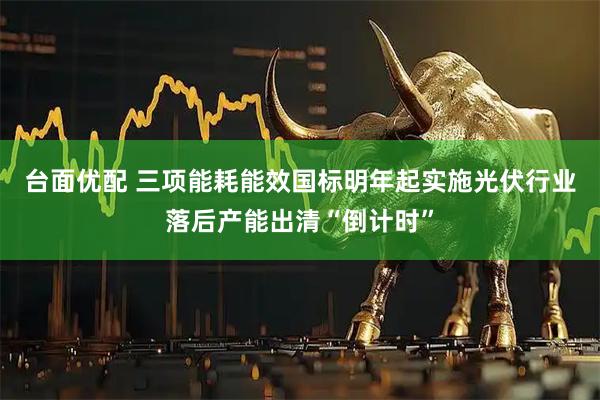 台面优配 三项能耗能效国标明年起实施光伏行业落后产能出清“倒计时”